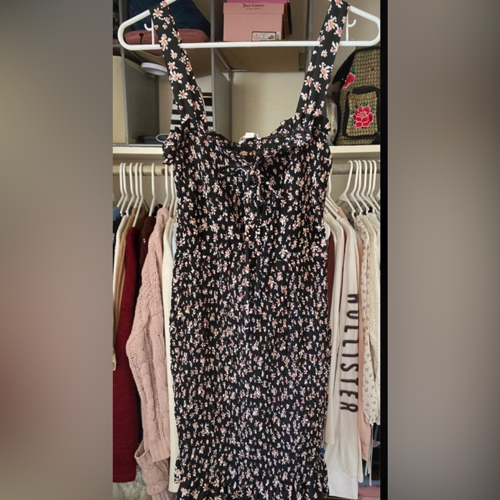 Bailey Blue Floral Smocked Dress